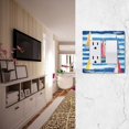 thumbnail image 5 of Yayeee Rocker Switch Wall Plate 1-Gang 4.6"x2.9" Home Decorative Outlet Cover, Green Sailboats, 5 of 6