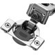 thumbnail image 3 of Ravinte 2 Pack 1 Pairs 1-1/4 inch Overlay Soft Close Hinges for Kitchen Cabinet Hinges Satin Nickel Hidden Hinges Stainless Steel Concealed Hinge self Closing, 3 of 5