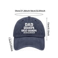 thumbnail image 2 of Dad Grandpa Baseball Cap Cap Customized for Her Exercise Cap Daily Hat., 2 of 5