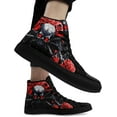 thumbnail image 5 of Womens Gothic High-Top Canvas Sneakers Punk Style Alternative Streetwear Canvas Shoes, Lace-Up Casual Skate Shoes for Men, 5 of 5
