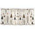 thumbnail image 7 of Yayeee Kitchen Curtains Set of 2 Light Filtering 57"x24" Over Sink Window Panels, Winter Forest, 7 of 7