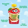 thumbnail image 5 of Mott's Cinnamon Applesauce, 3.2 oz, 24 Count Clear Pouches (6 Packs of 4), 5 of 15