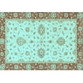 thumbnail image 1 of Ahgly Company Indoor Rectangle Oriental Light Blue Traditional Area Rugs, 7' x 9', 1 of 4