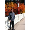 thumbnail image 3 of BenBen Fleece Jacket Men Full Zip & Stand Up Collar, 3 of 3