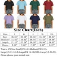 thumbnail image 3 of Liher Summer T-shirts for Women Casual Loose Tunic Blouse Tops Round Neck Ruffle Short Sleeve Basic Tee Shirts Dark Green XL, 3 of 8