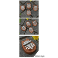 thumbnail image 3 of Mini Kalimba Mini Thumb Piano 8-Tone Portable Beginner Finger Piano Instrument D, 3 of 8