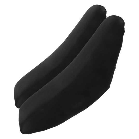 ETHZZLE 2Pcs Black Atv Rear Seat Cushion for Motorcycle with Antislip Bottom and Comfortable Padding