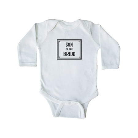 

Inktastic Son of the Bride Gift Baby Boy Long Sleeve Bodysuit