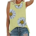 thumbnail image 2 of Mode Femmes Impression Casual V-Cou Manches Courtes T-shirt Tops Floral Print Femmes Tops Gradient Couleur Femmes Tops, 2 of 4