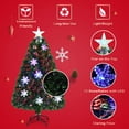 thumbnail image 4 of Árbol de Navidad GOFLAME de fibra óptica preiluminado de 1,2 m con luces LED, 4 of 9