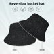 thumbnail image 2 of Balery Black Glitter Sombreros para el sol para hombre y mujer, sombrero de pescador con UPF 50+, 2 of 6