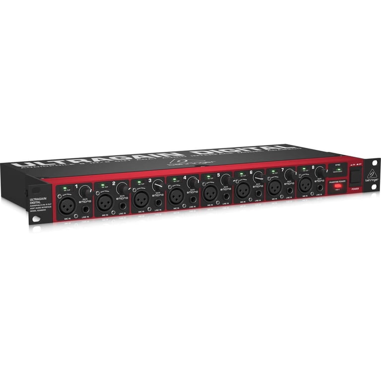 Behringer Ultragain Digital ADA8200 Audiophile 8 In/8 Out ADAT