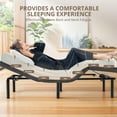 thumbnail image 6 of Adjustable Bed Frame Base Zero Gravity, Easy Tool-Free Assembly, Adjustable Head And Foot Incline, Wireless Remote Electric Bed Frame, Twin-XL, 6 of 8