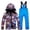 Dark Blue, variant on Kids Boys Girls Winter Snowsuit Set Hooded Ski Jacket And Pants Warm Performance Outdoor Outerwear L