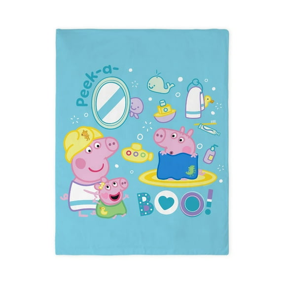 CafePress - Peppa Pig: Bath Time - Twin Duvet Cover, Printed Comforter Cover