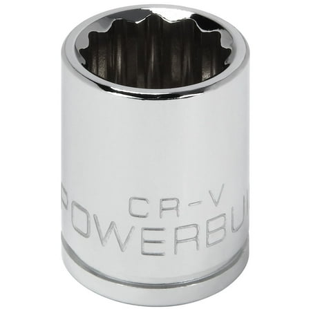 UPC: 0028907053455 | Powerbuilt 3/8 Inch Drive x 5/8 Inch 12 Point Shallow Socket – 641006