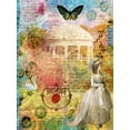 thumbnail image 2 of Lloyd, Sandy 19x24 White Modern Wood Framed Museum Art Print Titled - Femme Paris VII, 2 of 4