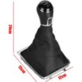 thumbnail image 3 of Perilla de palanca de cambios de 5 velocidades, botas de polaina de cuero PU para VW para Passat 3C B6 3C2 3C5 05-11, 3 of 5