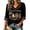 Black #001, variant on Women's Vintage I'm Ready for The 'BER Months Print Shirt Halloween Thanksgiving Christmas Retro Sweatshirt Cozy 3/4 Sleeve Fall Top S