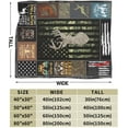 thumbnail image 5 of Black Nurse Medicine Heart Ultra-Soft Cozy Throw Blanket Home Decorative Blanket Nurse Gift for Women, 5 of 6