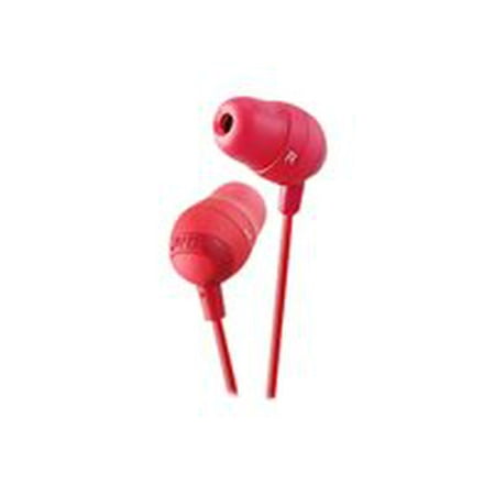 JVC HA FX32-R Marshmallow - Earphones - in-ear - noise isolating - red