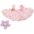 thumbnail image 2 of Mini ropa para muñeca, falda para muñeca, trajes, accesorio para el cabello, vestido cómodo, lindo traje ropa para muñeca para muñecas de tela, niñas rosa, 2 of 10