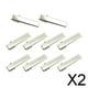 thumbnail image 1 of Paquete de 20 pinzas para el pelo de para accesorios para el cabello DIY 2 piezas, 1 of 8