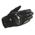 thumbnail image 1 of Guantes de motocicleta de cuero genuino para hombre, guantes de equipo de carreras de carretera, pantalla táctil, color blanco y negro, verano e invierno, 1 of 5