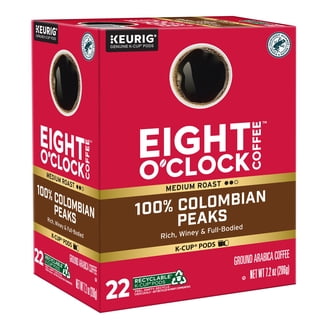 Eight O'Clock Original, Medium Roast Coffee, Keurig K-Cup Single