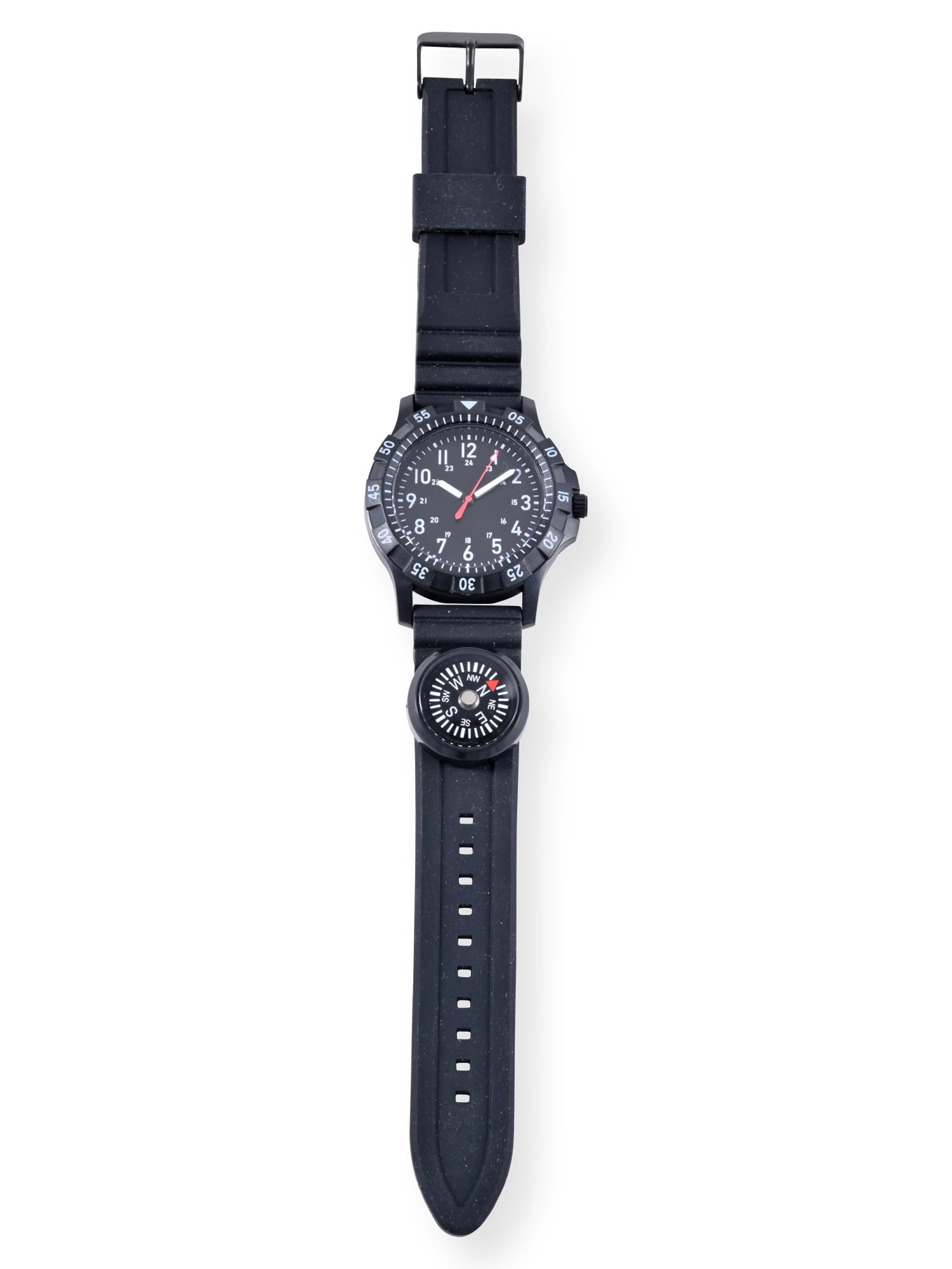 George Adult Male Analog Watch in Black with Compass - 42039WMM