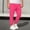 Hot Pink, variant on FSYBOA Boys Fleece Sweatpants Size 7,Elastic Waist Running Elastic Bottom Relaxed Fit Winter Pants Hot Pink
