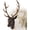 Brown, variant on Mosaic Deer Head Wall Decor, Black and White Wall Art, Resin Animal Head Sculpture, Checkered Modern Antler Art for Living Room Bedroom（Brown）