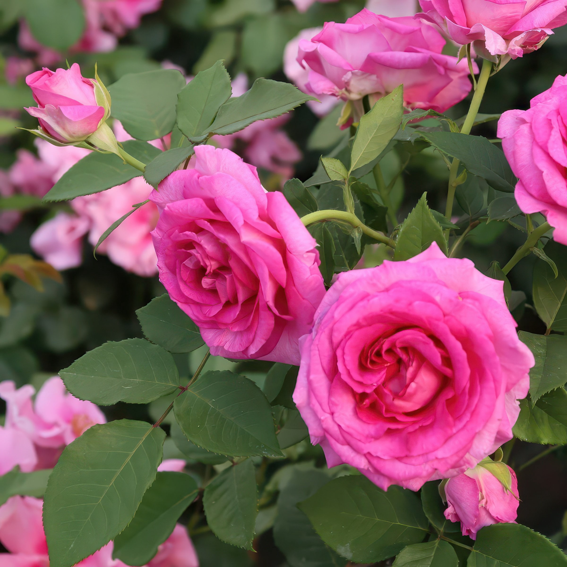 National Plant Network Bare Root Rose Scentables Raspberry Cupcake Hybrid Tea with Pink Flowers (5-pack)