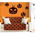 thumbnail image 2 of Halloween Blanket Haunted Halloween Throw Blankets Black Spider Webs Moon Dreamcatcher Flannel Halloween Blankets and Throws, 2 of 5
