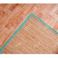 thumbnail image 4 of Chouhan Rugs Natural Jute Turquoise Lined Rug Bohemian Rug Decor Rug Handwoven Rug Custom Rug Decorative Rug, 4 of 8