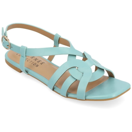 

Journee Collection Womens Alorra Tru Comfort Foam Buckle Flat Sandals