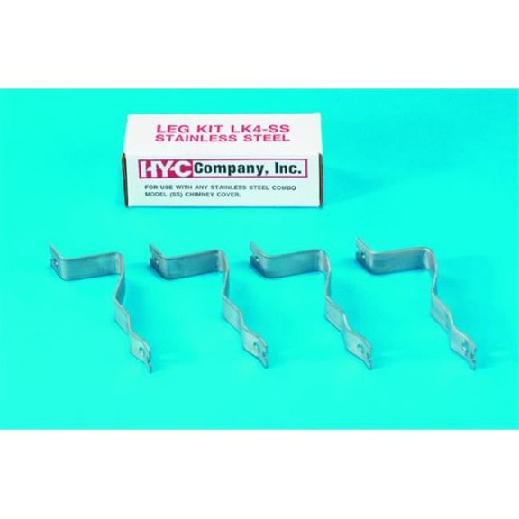 Lindemann  Chimney Cap Leg Kit - Stainless Steel