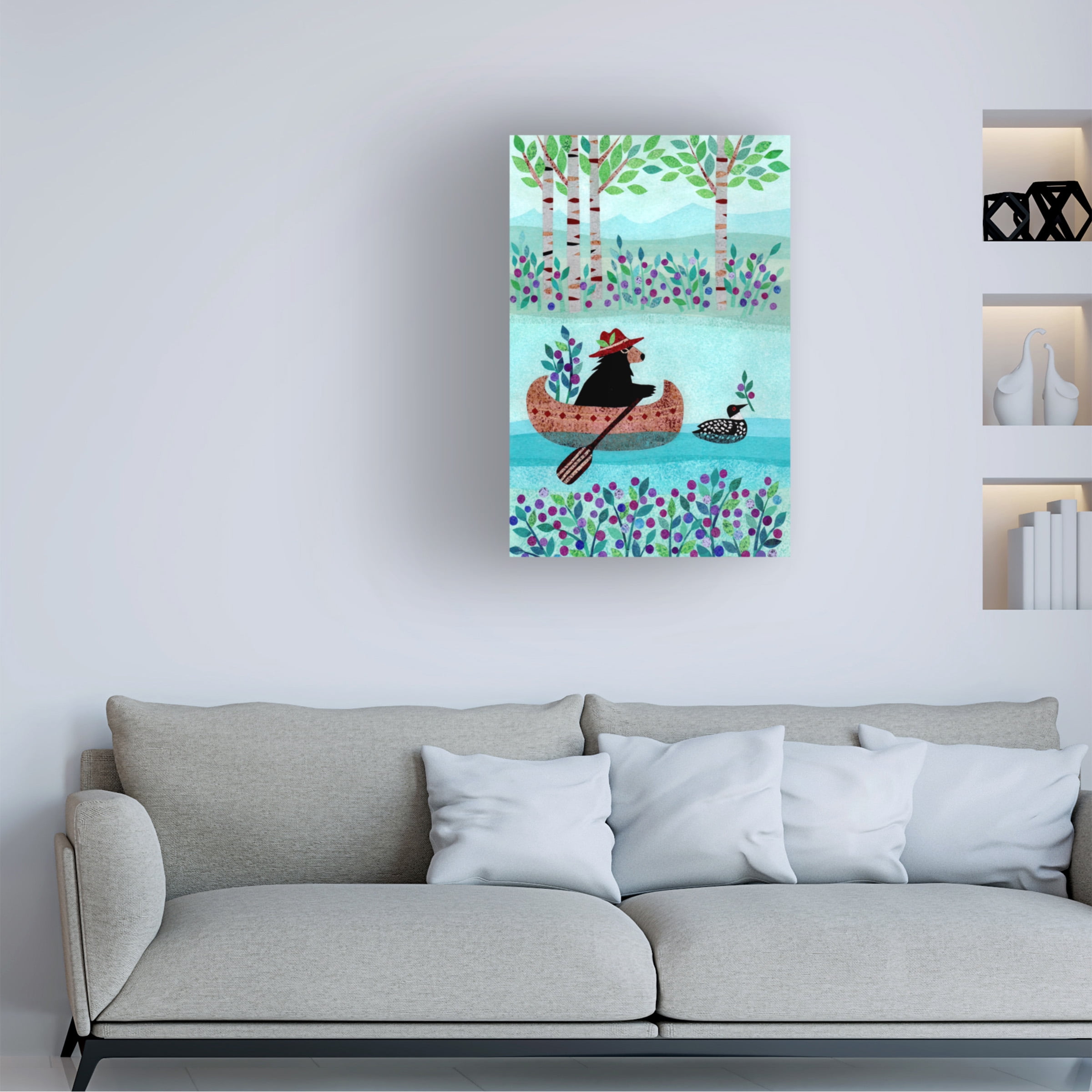 Kim Conway 'Forest Creatures II' Canvas Art