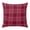 Red, Plum, White, variant on Throw Pillow Covers 20x20 Inch, Buffalo Plaid Decorative Pillow Cases for Couch Sofa Bed, Lavender Lilac Farmhouse Gingham Striped Cotton Linen Square Home Decor Pillowcases with Hidden Zipper