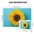 thumbnail image 4 of Sikiie Golden Sunflower in Blue Puzzle, Jigsaw Puzzles, Jigsaw Puzzles 1000 Pieces, Custom Jigsaw Puzzle for Adults (29.5×19.7in, Horizontal), 4 of 9