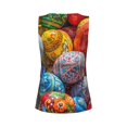 thumbnail image 5 of Lsque Easter Eggs Printed Workout Tank Tops for Women, Athletic Sports Tank Tops, Compression Sleeveless Dry Fit Shirts,Sleeveless Yoga Shirt-Small, 5 of 9