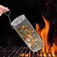 thumbnail image 1 of Cesta De Barbacoa Cesta de parrilla de malla de alambre cilíndrica Jaula de barbacoa de acero inoxidable Utensilios de cocina (S) Wdftyju Libre de BPA, 1 of 3