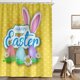 thumbnail image 5 of Xihbxyly Cortina de Ducha de Pascua, Diseño de Impresión Digital Vibrante, Tela de Poliéster Impermeable, Fácil de Limpiar y Mantener, Mejora La Decoración Del Baño, Idea de Regalo Navideña Única, Ce, 5 of 7