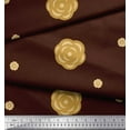 thumbnail image 3 of Soimoi Satin Silk Fabric Artistic Flower Fabric Prints By Yard 42 Inch Wide, 3 of 3