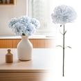 thumbnail image 2 of Artificial Flowers Carnations Bouquets,10.6" Real Touch Flowers with Stems,Silk Petals Fake Flowers Forever Plants for Wedding Flower Bouquet Centerpieces Bridal Shower Birthday, 2 of 9
