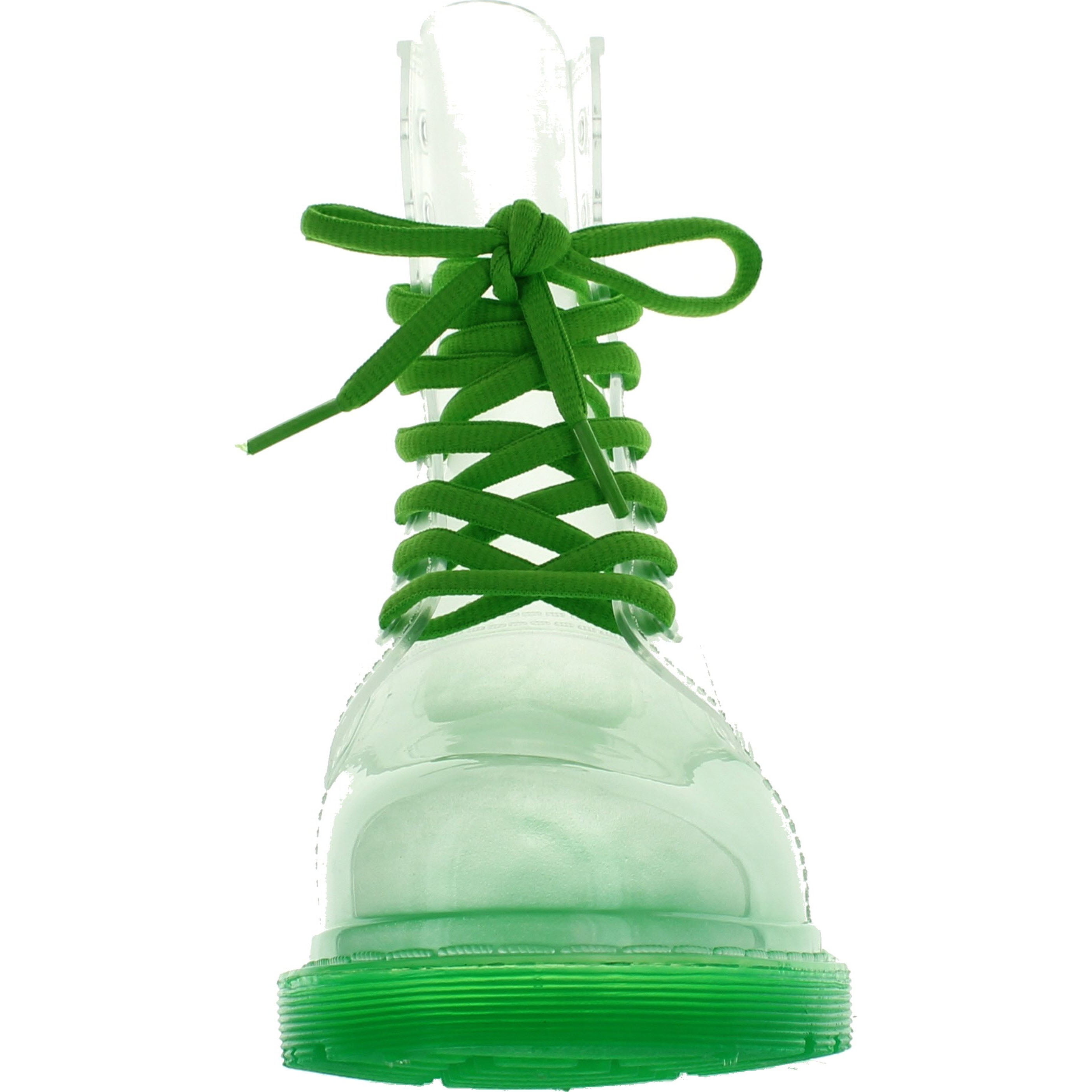 EASOS GEAL STU01 Womens Fashionable Lace up Jelly Ankle High Rain Boots Walmart