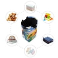 thumbnail image 7 of Yayeee Freestanding Laundry Hamper with Handle Collapsible Large Storage Basket for Clothes, Colorful Landscape, 7 of 7