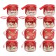 thumbnail image 1 of 12Pcs Lovely Xmas Purse Mini Coin Bag Plush Unicorn Purse Girls Storage Pouch Adorable Wallet(Mixed), 1 of 3