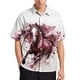 thumbnail image 3 of Camisas con estampado digital de animales y caballos para hombre, camisas hawaianas holgadas informales de manga corta para playa, blusas de gran tamaño para hombre, 3 of 5
