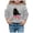 Grey, variant on Boys Girls Christmas Sweatshirt Long Sleeve Crewneck Cute Funny Black Cat Graphic Sweatshirts Kids Pullover Tops 3-10 Years